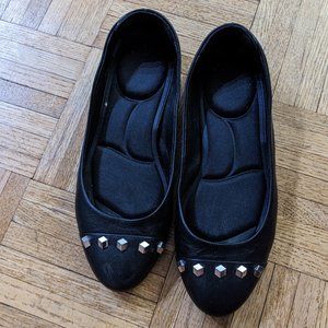 black michael kors ballerina flats size 8